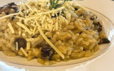 Baby Bella Mushroom Risotto (Pressure Cooker) Recipe