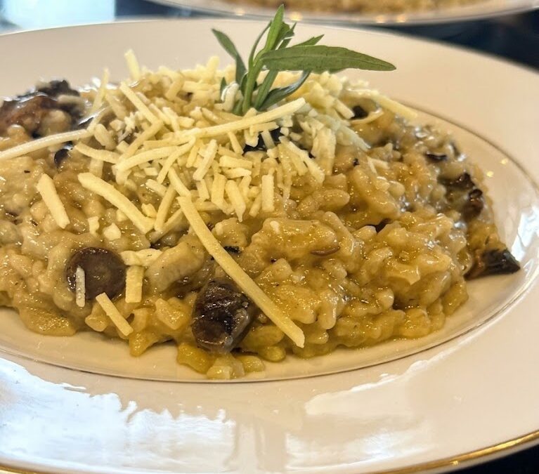 Baby Bella Mushroom Risotto (Pressure Cooker) Recipe